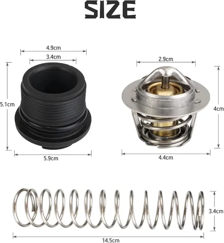 Vista 7 de Regulador térmico compatible con calentadores Pentair MasterTemp Sta-Rite Max-E-Therm para piscina y spa de repuesto 77707-0010 38000-0007S