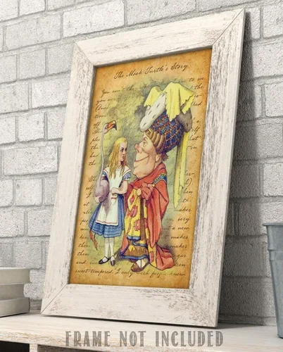 Vista 5 de Alicia en el país de las maravillas - Póster de pared sin marco de 11 x 14 pulgadas - Regalos y decoraciones perfectos de Alicia en el país