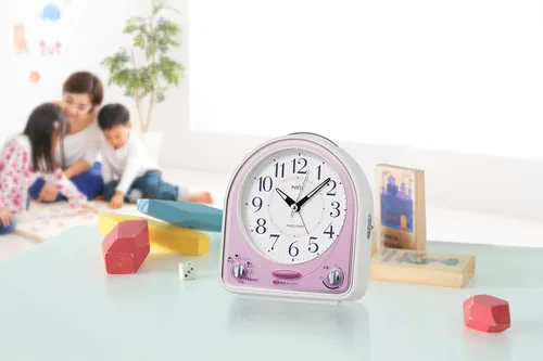 Vista 3 de Seiko NR435P - Reloj Seiko, analógico, 31 canciones, melodía, alarma, Pixis, rosa