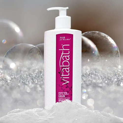 Vista 2 de Vitabath Plus para Piel Seca Gel de Baño y Ducha Hidratante y Reparador con Aceites Rehidratantes y Calmantes, Limpiador Corporal, Restaurador