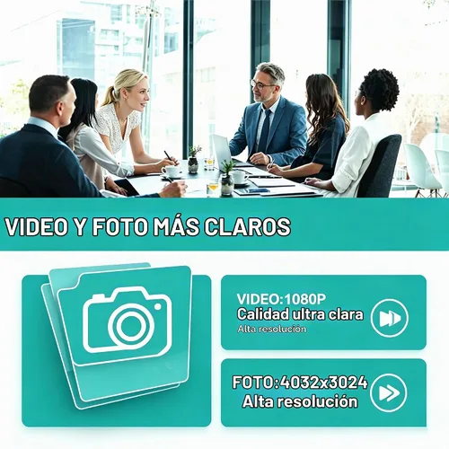 Vista 4 de Mini cámara pluma 1080P HD seguridad cam niñera cámara con grabación en Almacenamiento local de 32 GB, operación con un botón, mini cámara