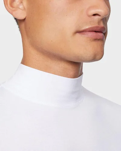 Vista 3 de 32 DEGREES Top ligero de capa base para hombre, manga larga, ajuste de forma, elástico en 4 direcciones, térmico