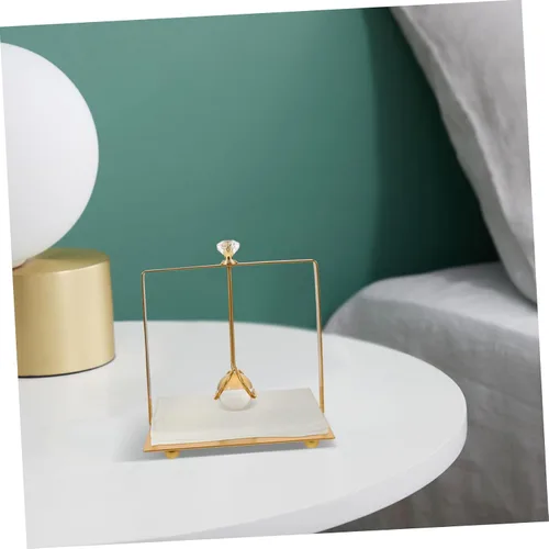 Vista 8 de Square Metal Napkin Holder for Table Elegant Rustic Napkin Dispenser Decorative Design for Dining Room Kitchen Hotel for