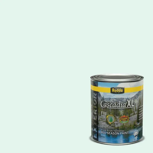 Vista 149 de Rodda Paint CASCADIA XL - Pintura e imprimación satinada para exteriores en uno, cuarto de galón, azul Madonna
