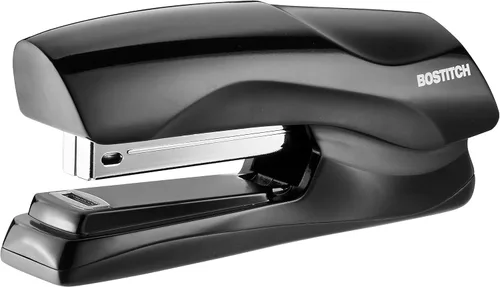 Vista 12 de Bostitch Grapadora de oficina resistente, grapadora de 40 hojas para escritorio, tira completa, incluye 1260 grapas, color negro