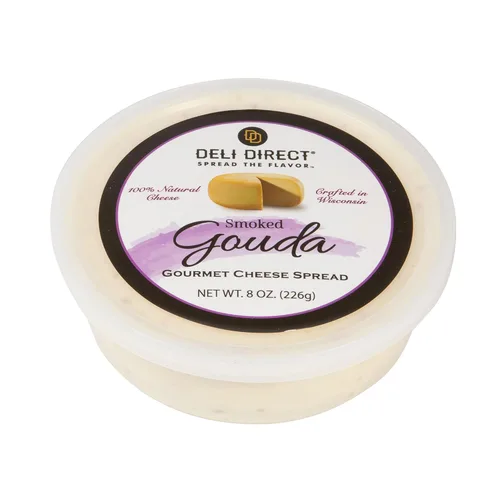 Vista 10 de Queso para untar, estable en el estante, Wisconsin, ideal como bocadillos para pretzels o verduras, (1 unidad, queso cheddar añejo)