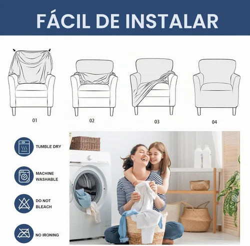 Vista 7 de HAOYONG - Funda elástica de terciopelo para silla de banquete, fundas para sillas de 1 pieza, fundas para sillones de sofá, funda suave para sillón