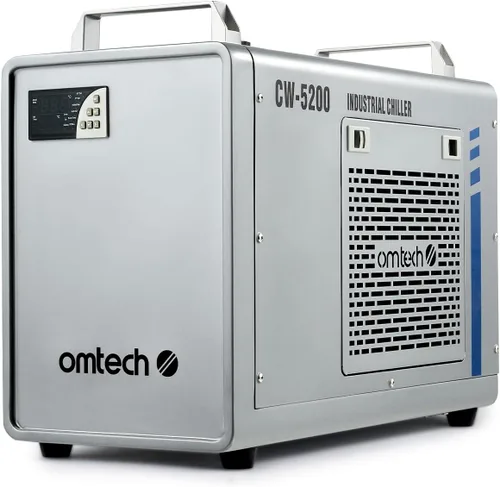 Vista 9 de OMTECH Enfriador de agua industrial de 9L 2.6gpm Sistema de enfriamiento de agua CW-3000 Enfriador de agua para 40W K40 CO2 grabado láser y máquinas