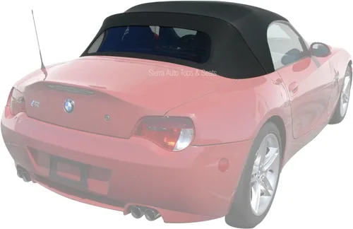 Vista 2 de Sierra Auto Tops Convertible Top Reemplazo para BMW 2003-2008 Z4, TwillFast RPC Canvas, negro, ventana de vidrio calefactable