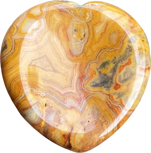 Vista 8 de Corazón amor cristal pulgar preocupación piedra bolsillo piedra piedra piedra palmera para terapia de ansiedad, geometría, chakra, curación reiki