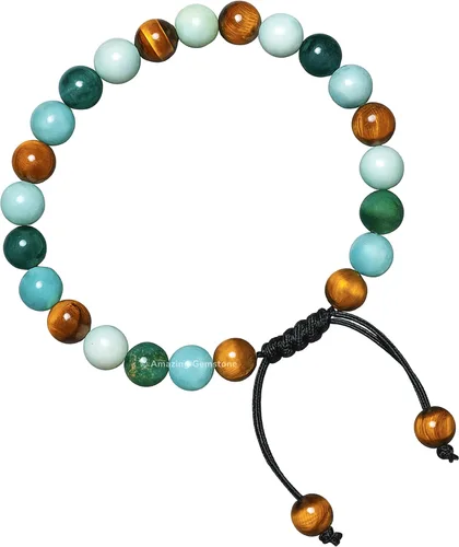 Vista 50 de Pulsera del zodiaco de cristales curativos