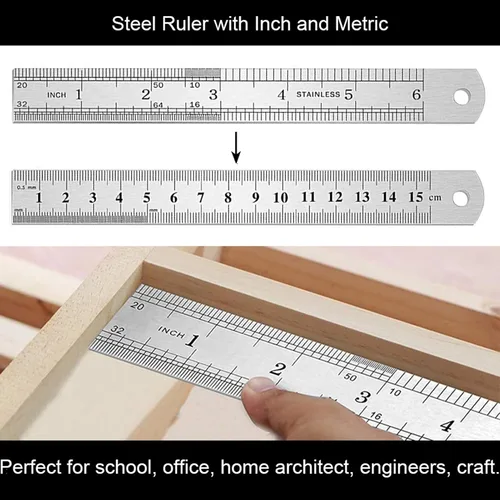 Vista 5 de Pinza de metal Vernier con micrómetro y regla para mediciones de precisión exterior/interior/profundidad/escalón