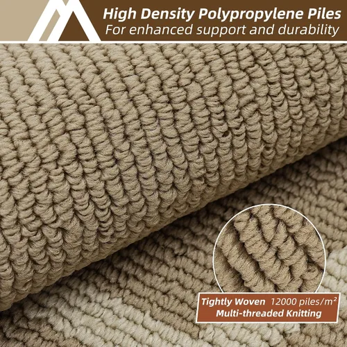 Vista 2 de COSY HOMEER Alfombras y tapetes de cocina antideslizantes de 24 x 48 pulgadas, tapete de cocina lavable para suelo, resistente a las manchas, tapete
