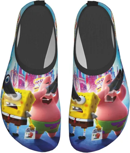 Vista 5 de ADFXRJ Zapatos de agua para niños y niñas, calcetines de agua de secado rápido, natación, playa, yoga, ropa deportiva, piscina, camping, viajes