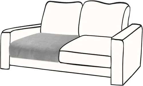 Vista 33 de BT.WA Funda de Cojín de Sofá de Terciopelo 1 Pieza Funda de Cojín de Asiento Elástica Funda de Sillón Fundas Separadas de Sofá Seccional Protector