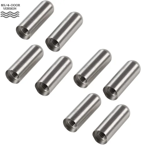 Vista 4 de Voodonala Para Jeep 07-25 Pernos de bisagra de puerta, guías forros, kits antipolvo a prueba de polvo para Jeep Wrangler JK JKU JL JLU Sports Sahara