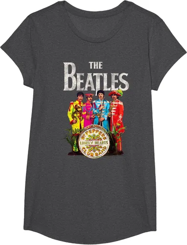 Vista 32 de The Beatles Sgt. Pepper's Lonely Hearts Camiseta de manga corta Negro