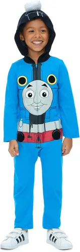 Vista 2 de Thomas & Friends Tank Engine - Disfraz de cosplay con cremallera para bebés y niños pequeños