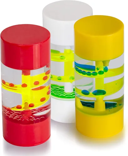 Vista 6 de Big Mo's Toys Juguete de temporizador en espiral de movimiento líquido para juegos sensoriales, juguete relajante de burbujas para autismo, TDAH