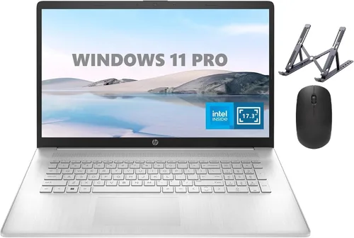 Vista 8 de HP Computadora portátil de 17, procesador Intel Core i3 N305, 8 núcleos, 16 GB de RAM, SSD de 1 TB, pantalla HD de 17.3 pulgadas, teclado numérico