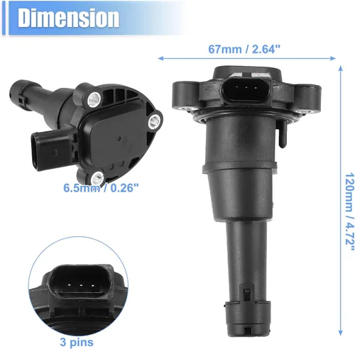 Vista 7 de X AUTOHAUX No.03F907660E Sensor de nivel de aceite para Audi A3 2015-2020 para Audi Q3 TT 2019-2023