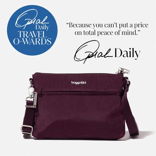 Vista 3 de Baggallini womens Securtex Anti-theft Memento Crossbody Bag