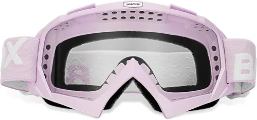 Vista 10 de BATFOX Gafas de Motocicleta Gafas Protectoras Moto de Cross Motocross Seguridad ATV Táctica Conducción (Azul Negro, Adulto)