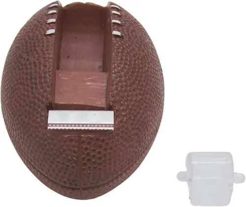 Vista 3 de Dispensador de cinta de fútbol, accesorio de escritorio con temática deportiva, suministros de oficina únicos, regalo para hombres, 4.75 pulgadas