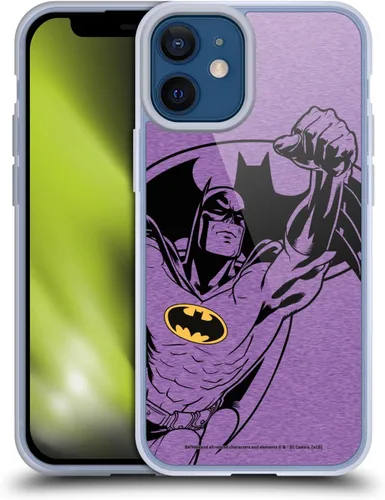 Vista 296 de Head Case Designs Funda de gel con licencia oficial de Batman DC Comics Bat Signal Logos [protección de grado militar] compatible con Apple iPhone 7
