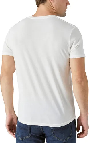 Vista 3 de Lucky Brand Camiseta de manga corta para hombre Jeep Art Graphic, Blanc de Blanc