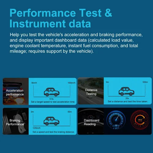 Vista 6 de Herramienta de diagnóstico OBD2 de Veepeak con reinicio, lector de códigos de verificación del motor para coches y camionetas ligeras desde 1996+