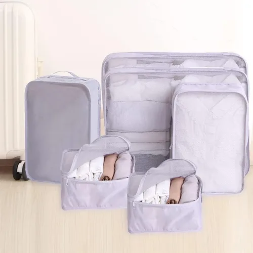 Vista 5 de Organizador para Maleta 6 Piezas Bolsa de Almacenamiento Maleta Viaje Caja de Almacenamiento Artículos de Artículos de Artículos Ropa Ropa Ropa