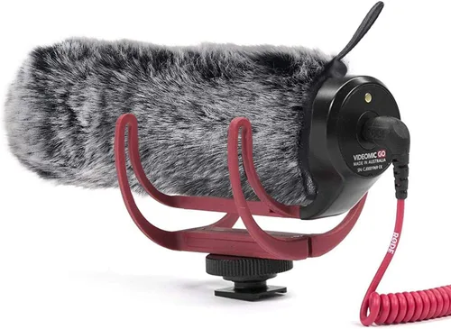 Vista 3 de YOUSHARES Rode VideoMic Go - Protector de parabrisas y cubierta de espuma, micrófono para cámara de micrófono Rode GO, micrófono para interiores