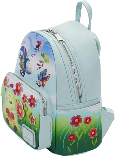 Vista 6 de Loungefly Disney Pixar A Bugs Life Earth Day - Bolso de hombro para mujer con doble correa, Multi, talla única