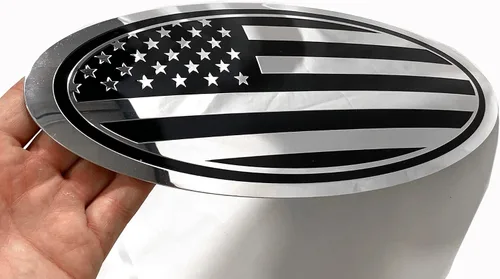 Vista 8 de Emblema de metal de 5 pulgadas para superponer en la puerta trasera Compatible con Ford Bronco Sport (Negro, 5")