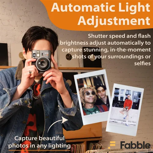 Vista 4 de Fujifilm Instax Mini 41 - Paquete de cámara de película instantánea con estuche Groovy, película de paquete doble (20 hojas), álbum de fotos