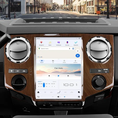 Vista 10 de Radio de coche para Ford F150 2009 2010 2011 2012, pantalla táctil de 12.1 pulgadas, inalámbrica, CarPlay, Android, estéreo, actualizado