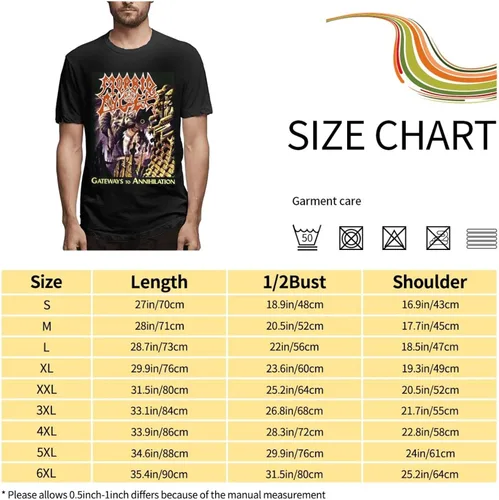 Vista 7 de Morbid Angel T Shirt Men's Summer Round Neck Trend Fashion Short Sleeve T Shirt Sports Fitness Cotton Shirt Tops