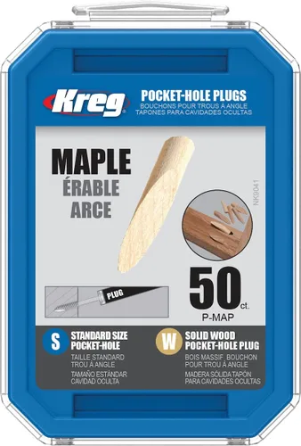 Vista 9 de Kreg P-OAK Tapones de bolsillo de madera maciza de roble - Roble Tapones de roble