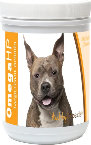 Vista 167 de Healthy Breeds Affenpinscher Omega HP - Masticables suaves para piel y pelaje, 60