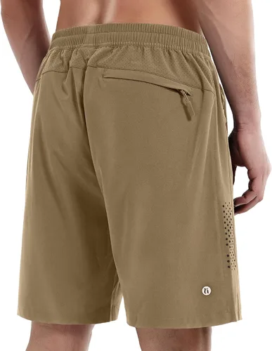 Vista 2 de HIFEOS Pantalones cortos deportivos para hombre, pantalones cortos de entrenamiento para correr, tenis, gimnasio, 5, 7, 9 pulgadas, cómodos