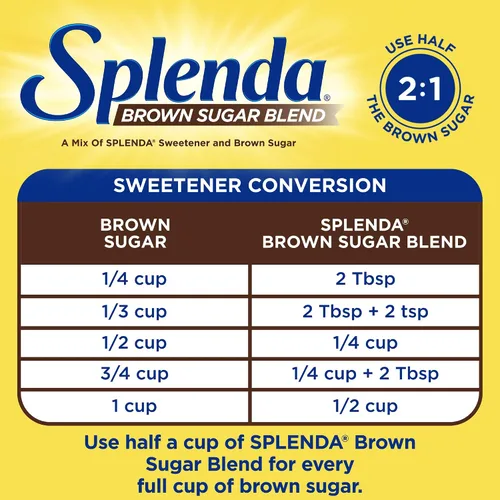 Vista 3 de SPLENDA Mezcla de azúcar moreno para hornear, bolsa de 1 libra