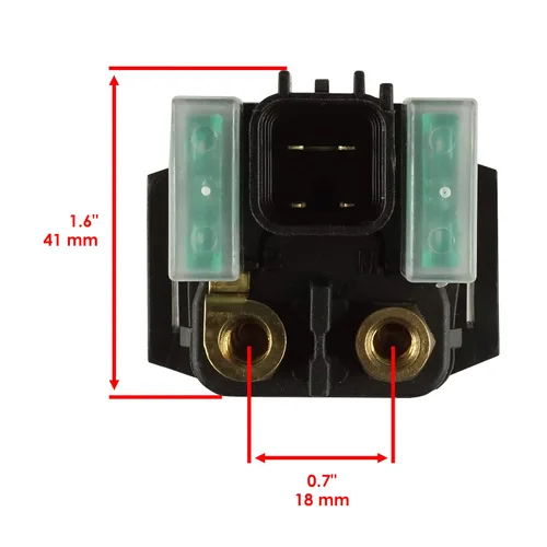 Vista 3 de Caltric Solenoide de relé de arranque compatible con Suzuki 650 Dl650 Dl650A V-Strom 2004-2009 2011-2017