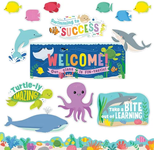 Vista 6 de Creative Teaching Press Tablero de anuncios 3D POP! Picket Fence (10173)