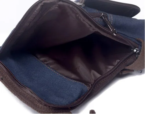 Vista 7 de Hebetag Bolsa de lona para piernas al aire libre para hombres y mujeres táctica militar motocicleta ciclismo multi-bolsillo cintura riñonera bolsa