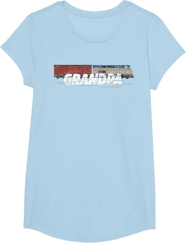 Vista 90 de RC Model Train Shirt Grandpa Train Boxcar HO Scale T-Shirt Negro