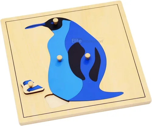 Vista 2 de Elite Montessori Pingüino Puzzle