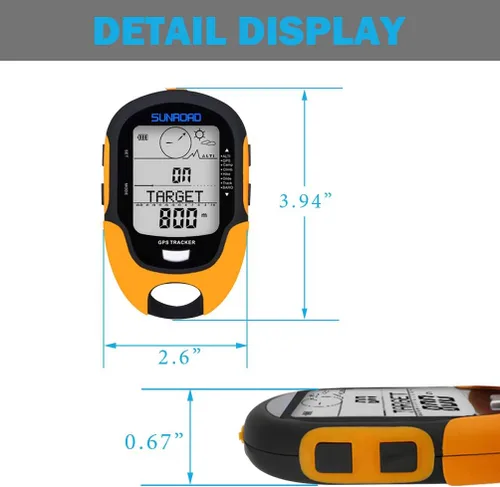 Vista 8 de Digital Altimeter Portable Backpacking Altimeter Thermometer