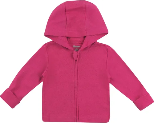 Vista 2 de Hanes Sudadera con capucha, cremallera suave, tejido elástico en 4 direcciones, manga larga, bebés y niños pequeños Carbón