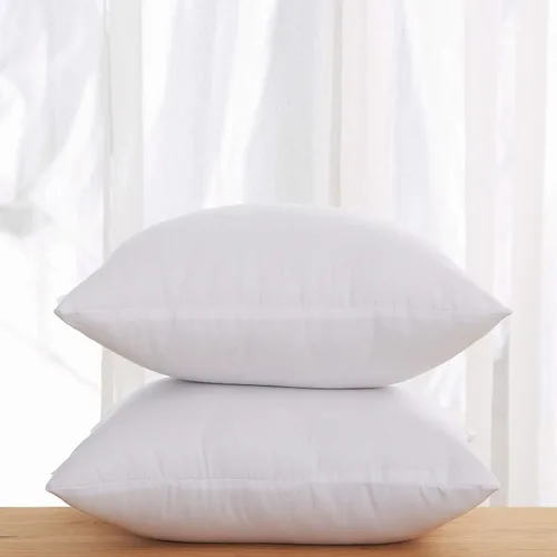 Vista 2 de Acanva - Almohadas de cama para dormir, extra suaves, tamaño estándar, color blanco